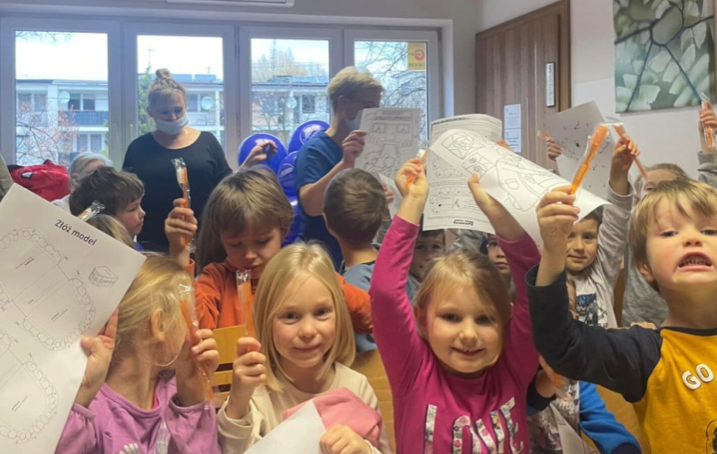 Żeby zdrowe zęby mieć:)