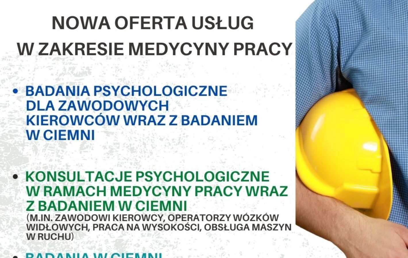 Psychotechnika – nowa oferta w przychodni