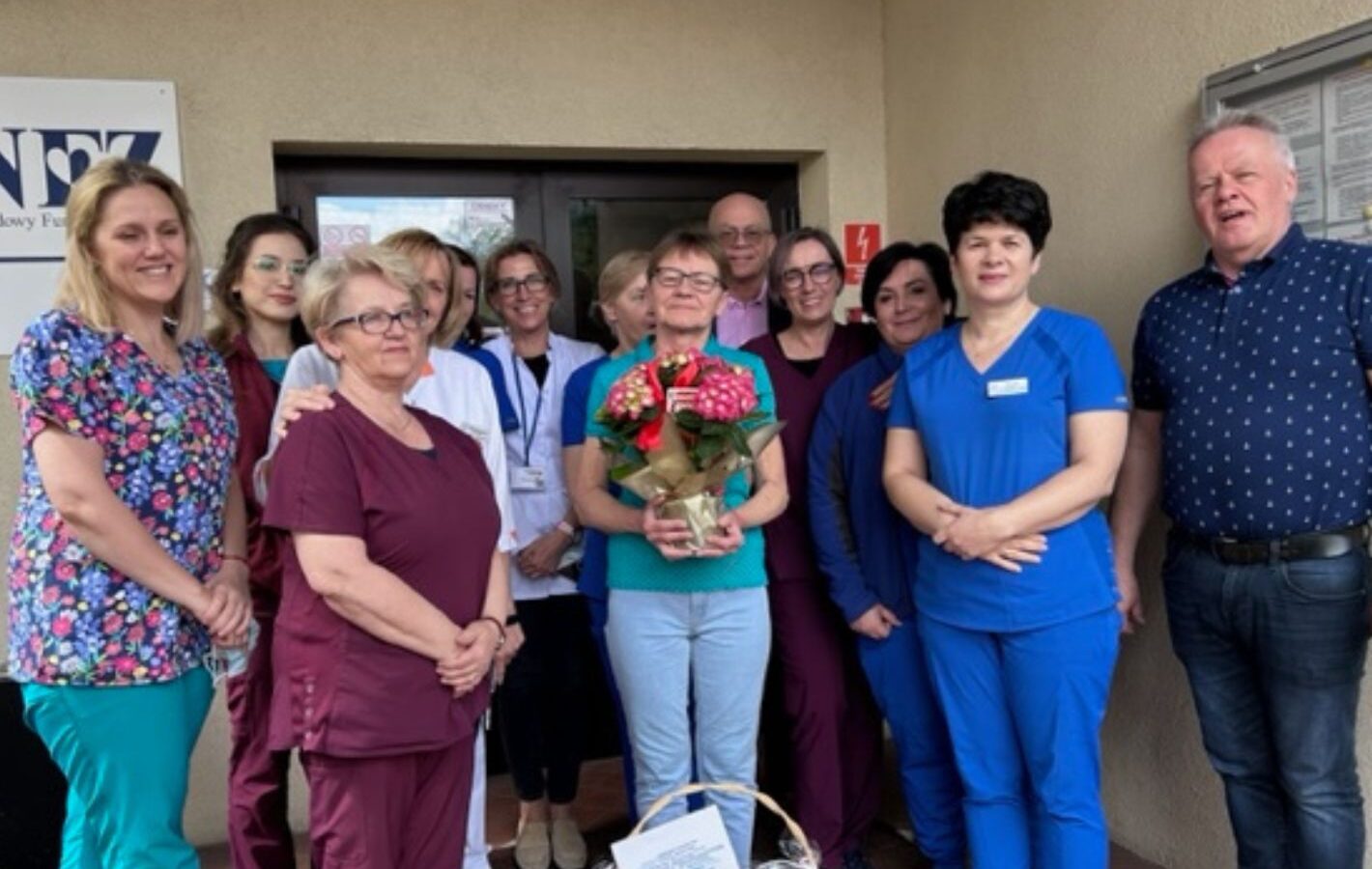 Gratulacje i podziękowania  dla pani Marysi Kryńskiej