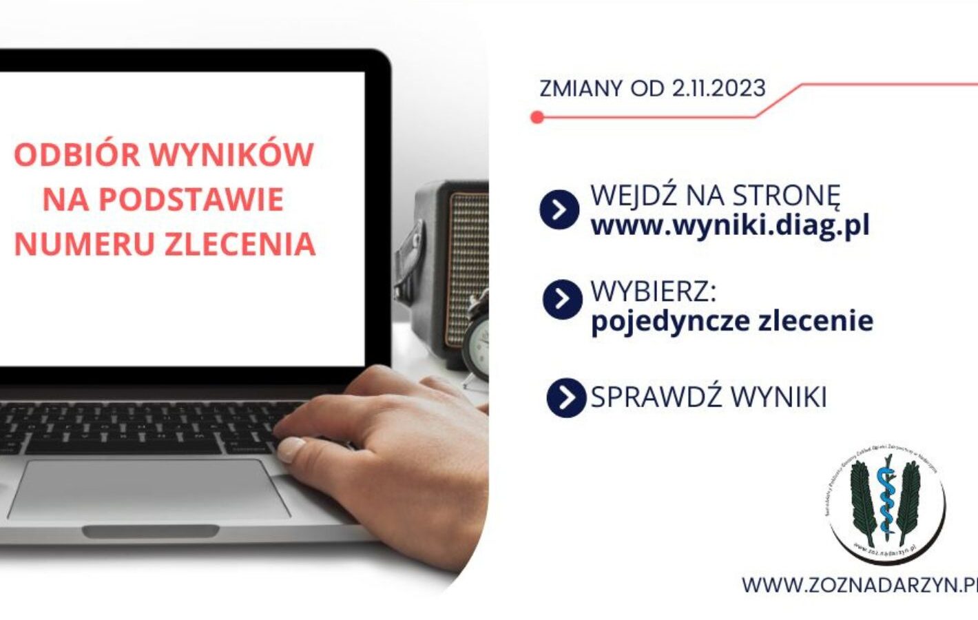 Odbiór wyników online