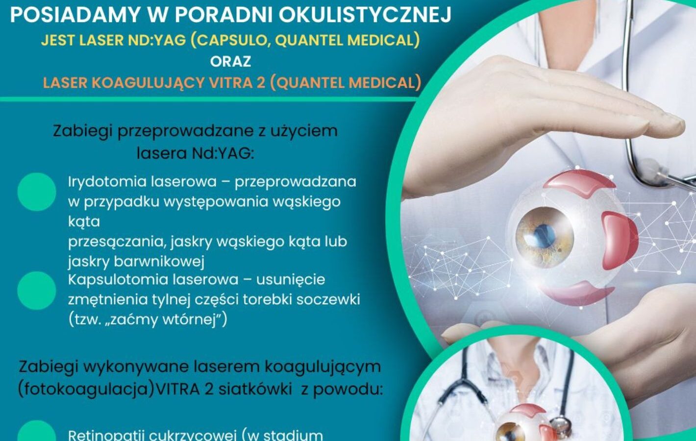 Laser w poradni okulistycznej