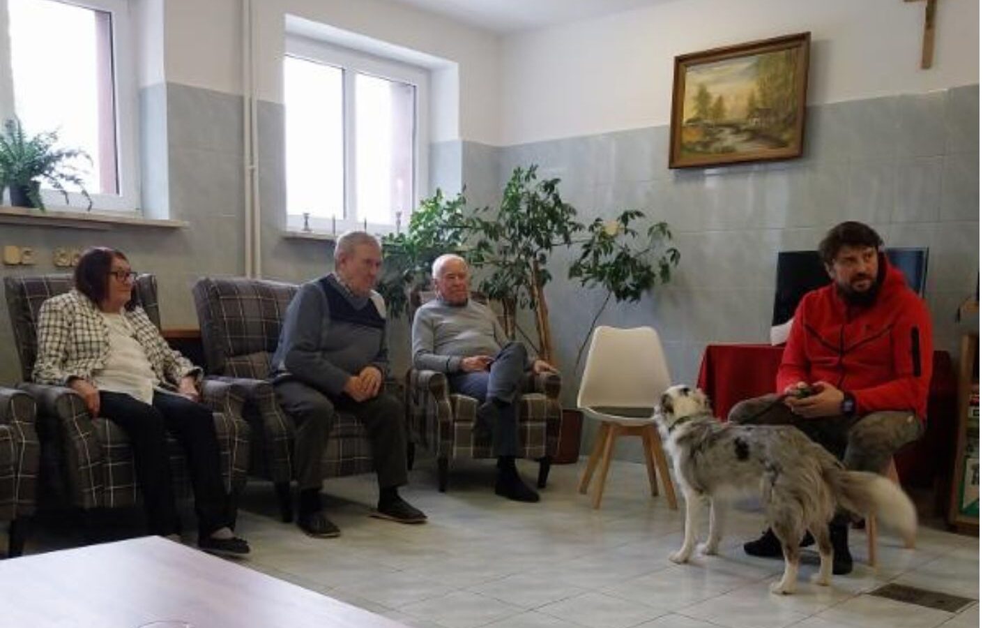 Dogoterapia u pensjonariuszy