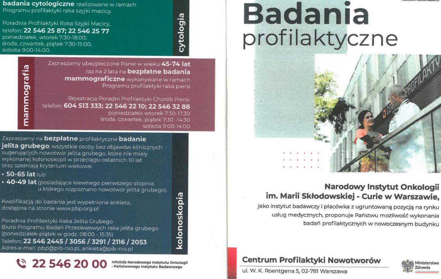 Bezpłatna profilaktyka