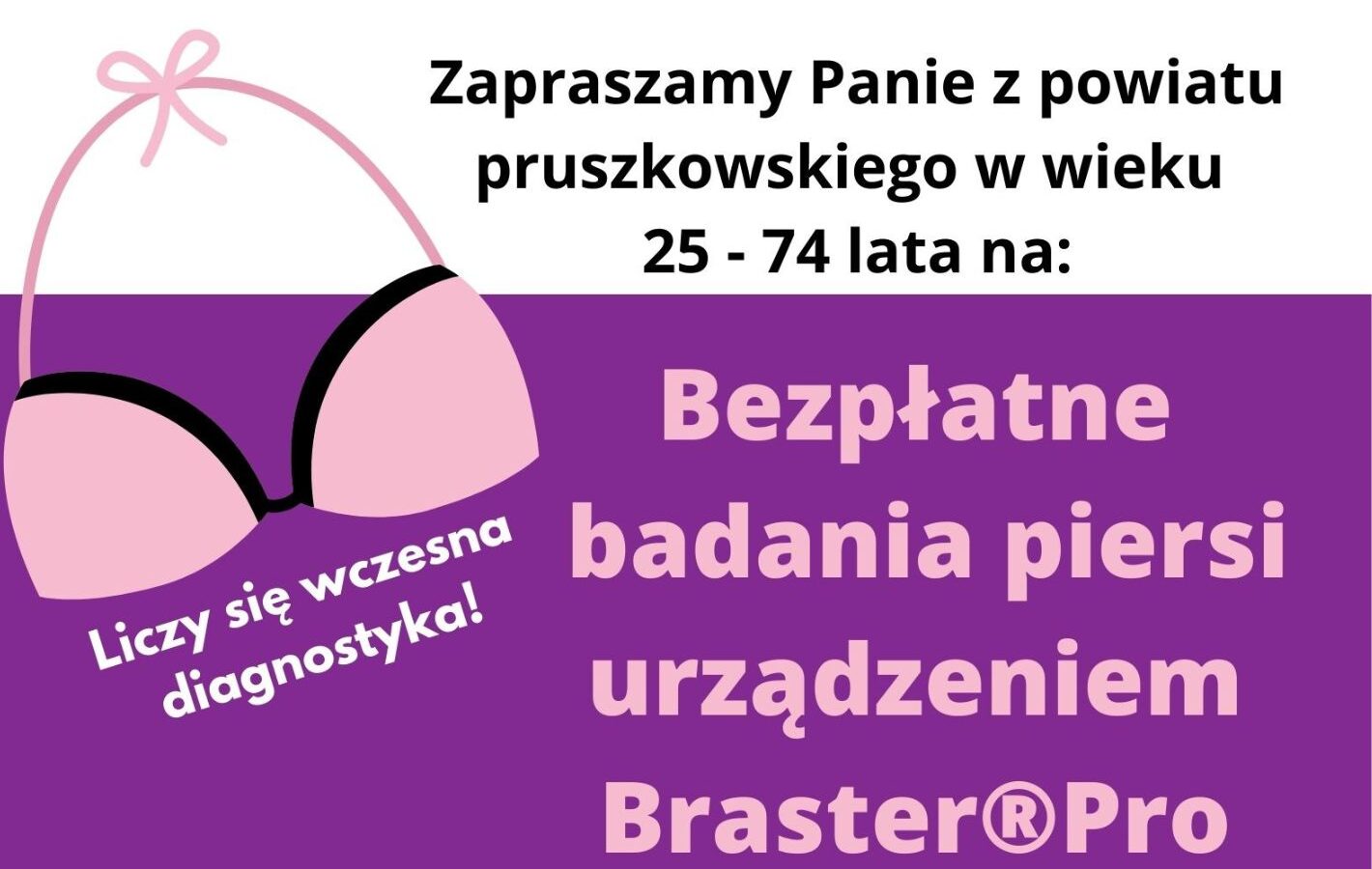 Nowy program – bezpłatne badanie piersi