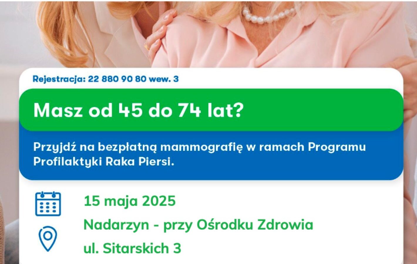 Mammografia 15.05.2025