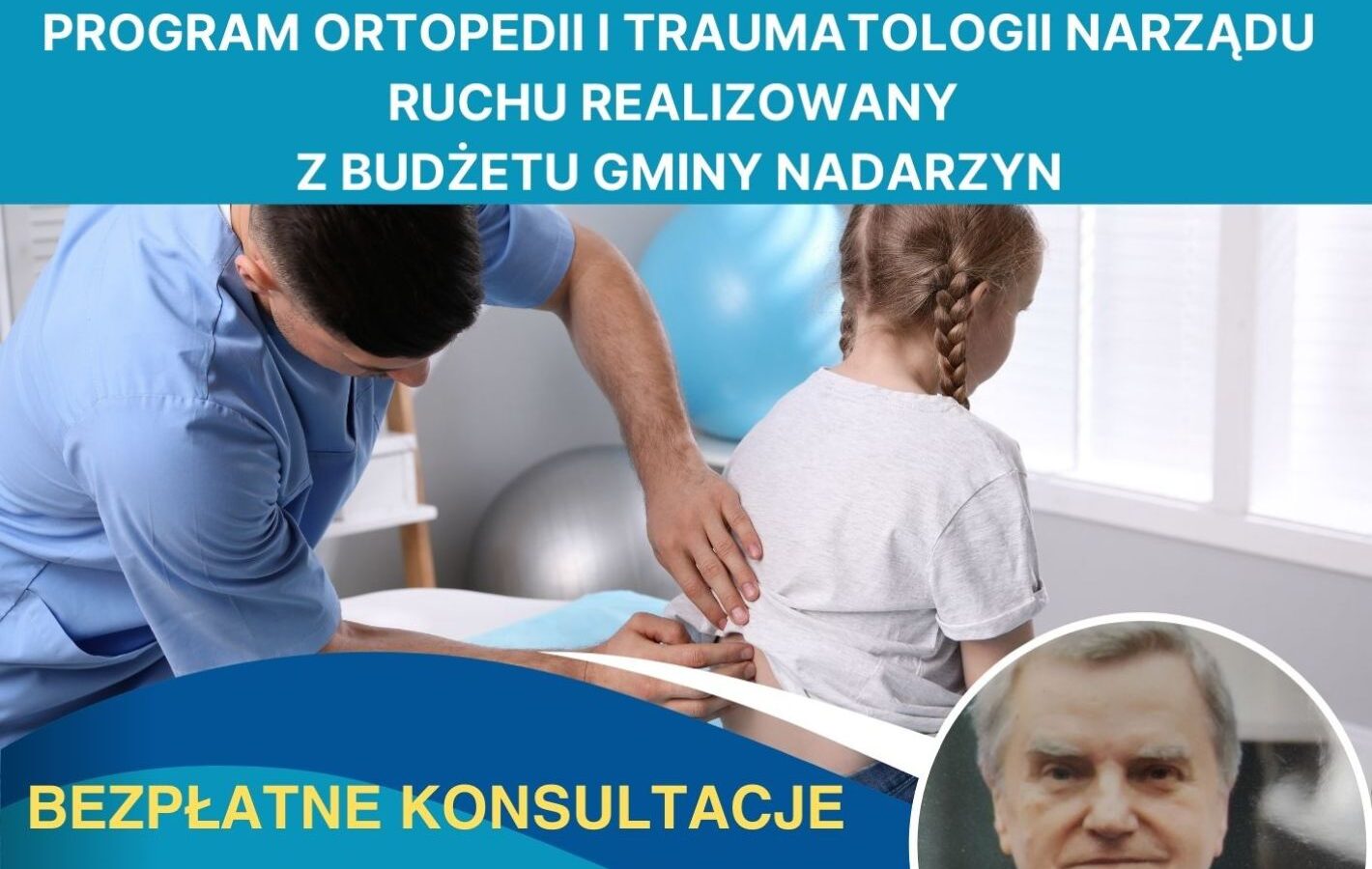 Bezpłatne konsultacje lekarza ortopedy