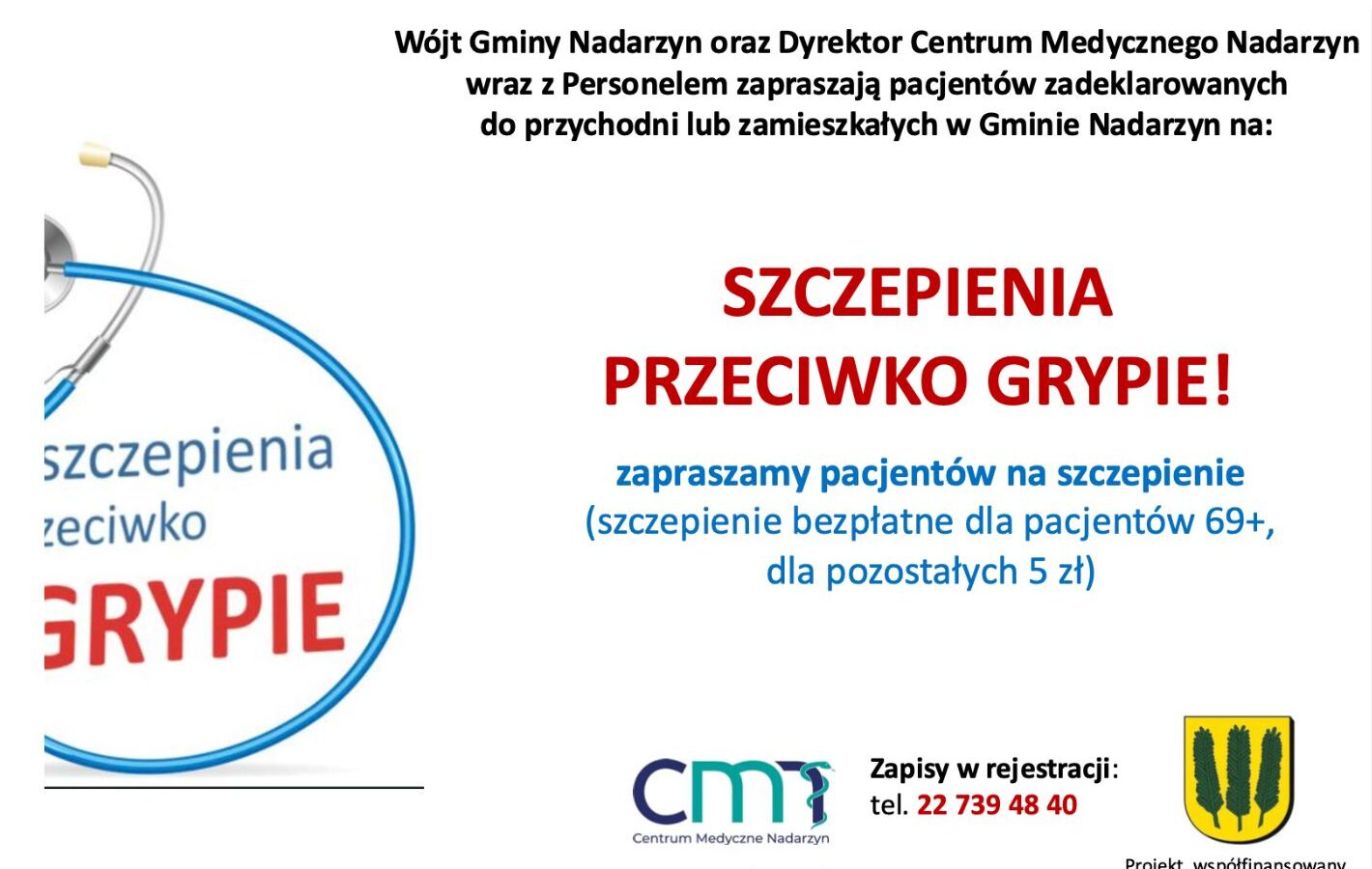 Szczepienia p/c grypie z gminnego programu