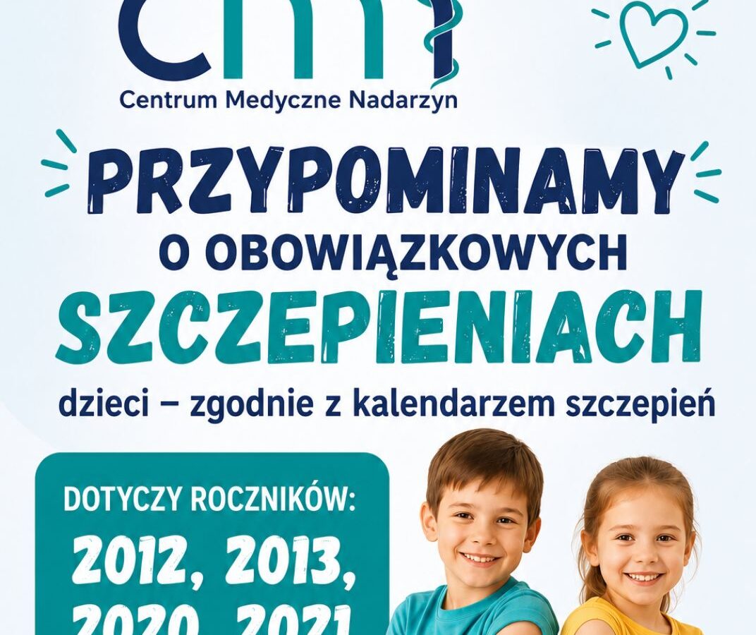 Szczepienia roczników 2012/2013/2020/2021